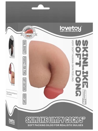 Umělý penis na vyplnění rozkroku Skinlike Limpy Cock 5"