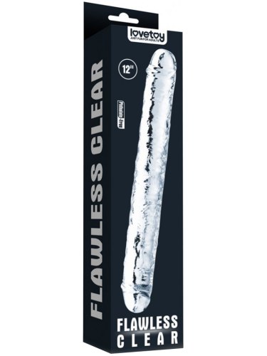 Oboustranné dildo Flawless Clear 12"