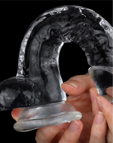 Realistické dildo s přísavkou Flawless Clear 7,5"