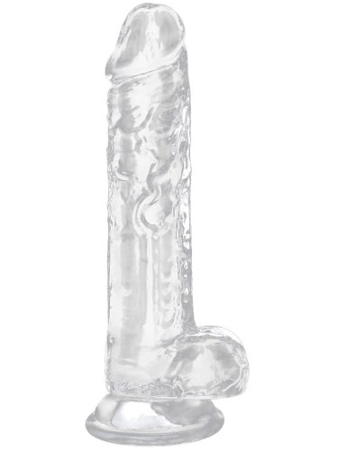 Realistické dildo s přísavkou Flawless Clear 7,5"