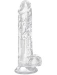 Realistické dildo s přísavkou Flawless Clear 7,5"