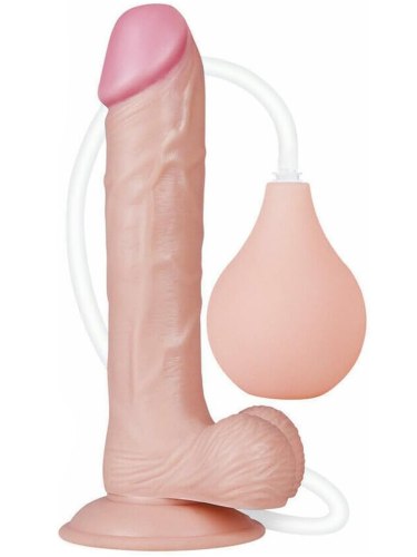 Stříkací realistické dildo s přísavkou Squirt Extreme 9"