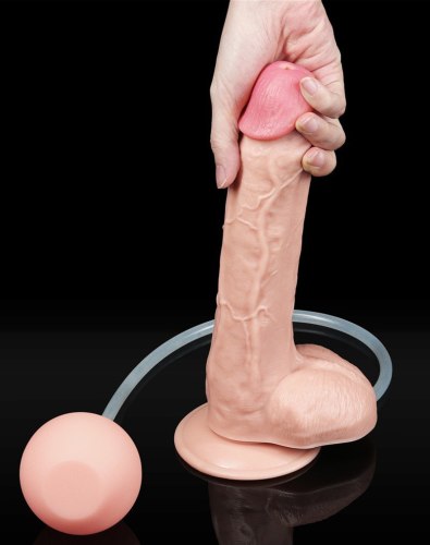 Stříkací realistické dildo s přísavkou Squirt Extreme 10"