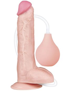 Stříkací realistické dildo s přísavkou Squirt Extreme 10" – Stříkající dilda a vibrátory