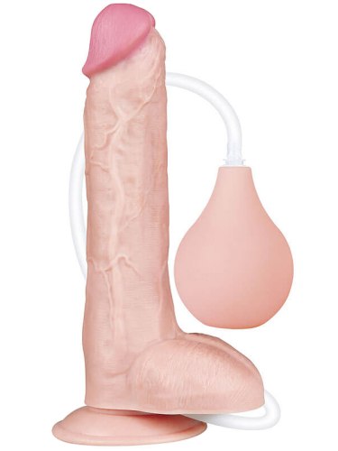Stříkací realistické dildo s přísavkou Squirt Extreme 10"