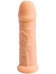 Realistický návlek na penis Real Extra Sense Bubbles