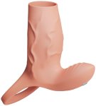 Otevřený vibrační návlek na penis Realistixxx