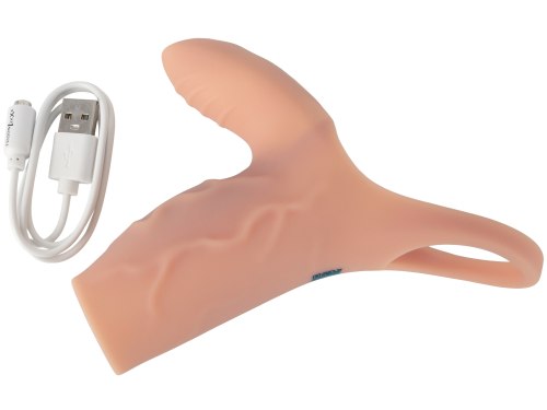 Otevřený vibrační návlek na penis Realistixxx