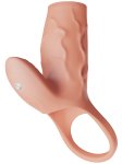 Otevřený vibrační návlek na penis Realistixxx