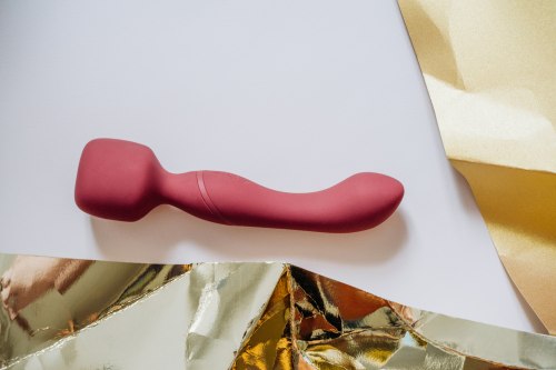 Hřejivá masážní hlavice/vibrátor Heating Wand Red