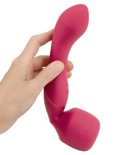 Hřejivá masážní hlavice/vibrátor Heating Wand Red