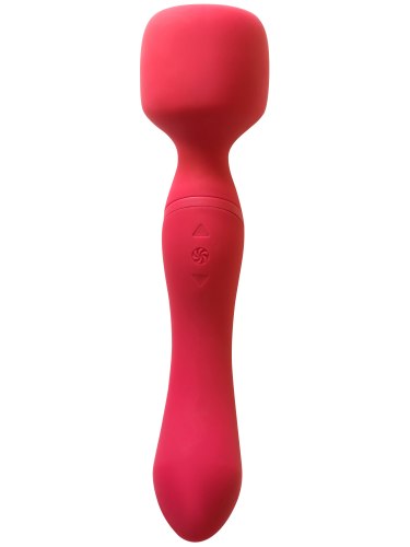 Hřejivá masážní hlavice/vibrátor Heating Wand Red