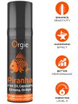 Stimulační krém pro lepší erekci Orgie Piranha, 15 ml
