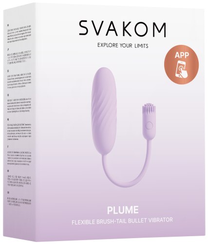 Vibrační vajíčko se stimulátorem Svakom Plume