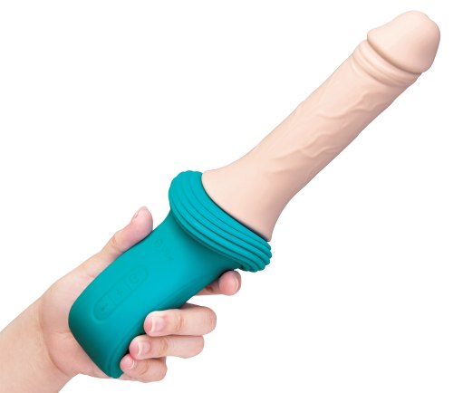 Přirážecí vibrátor s přísavkou Thrusting Dildo Machine