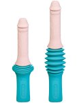 Přirážecí vibrátor s přísavkou Thrusting Dildo Machine