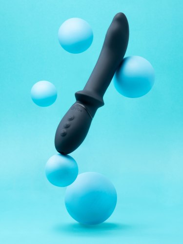 Rotační a perličkový anální vibrátor Rimming P-Spot Vibe