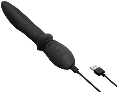 Rotační a perličkový anální vibrátor Rimming P-Spot Vibe