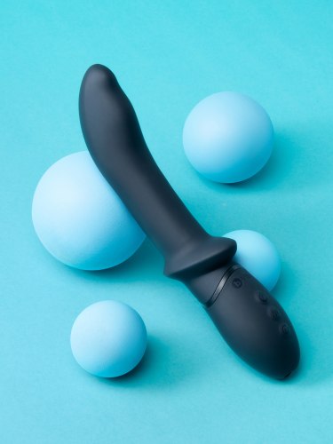 Rotační a perličkový anální vibrátor Rimming P-Spot Vibe