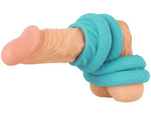 Sada kroužků pro penis a varlata 3v1, 4 ks