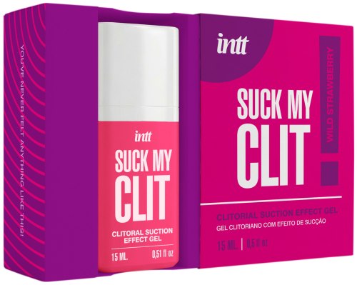 Stimulační gel na klitoris Suck My Clit Wild Strawberry, 15 ml