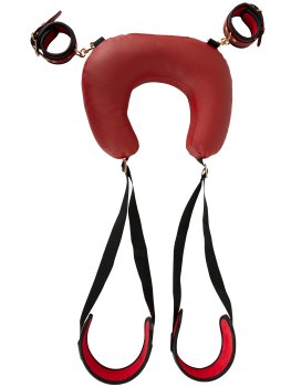 Bondage postroj s polštářem Bad Kitty – Bondage sady a postroje s pouty