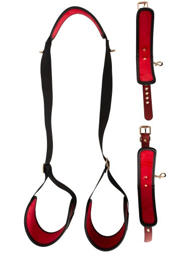 Bondage postroj s krčním límcem Bad Kitty