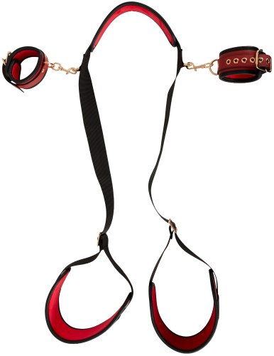 Bondage postroj s krčním límcem Bad Kitty