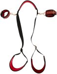 Bondage postroj s krčním límcem Bad Kitty