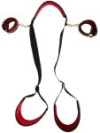 Bondage postroj s krčním límcem Bad Kitty