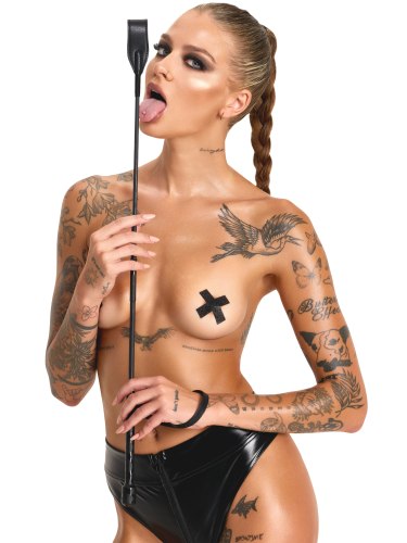 Spanking sada s univerzální rukojetí Bad Kitty