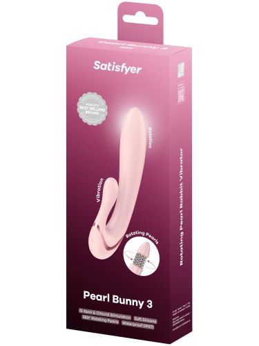Perličkový vibrátor s králíčkem Satisfyer Pearl Bunny 3