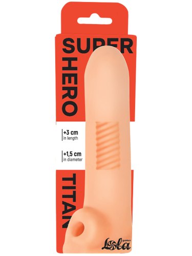 Návlek na penis Super Hero Titan