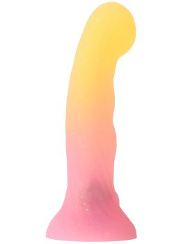 Svítící silikonové dildo s přísavkou Sugar Bomb – Nerealistická dilda