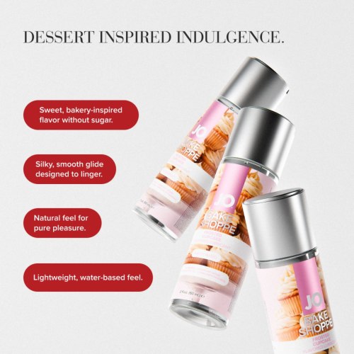 Lubrikační gel System JO Bake Shoppe Frosted Cupcake, 60 ml