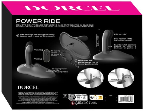 Pulzační podložka s přirážecím vibrátorem Dorcel Power Ride