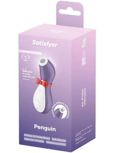 Bezdotykový stimulátor klitorisu Satisfyer Penguin, na baterie
