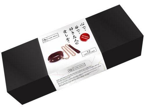 BDSM obojek s vodítkem Metallic Shade