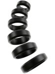 Set kroužků na penis a varlata Strong & Stretchy, 6 ks