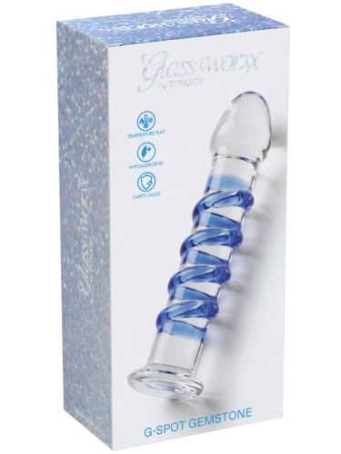 Skleněné dildo Glass Worxx