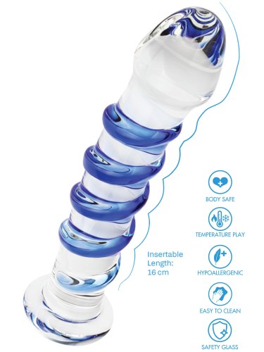 Skleněné dildo Glass Worxx