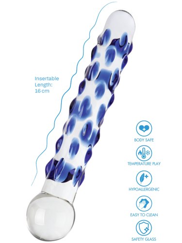Skleněné dildo Glass Worxx