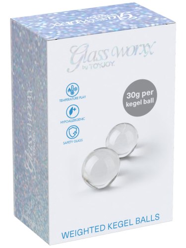 Skleněné vaginální kuličky Glass Worxx