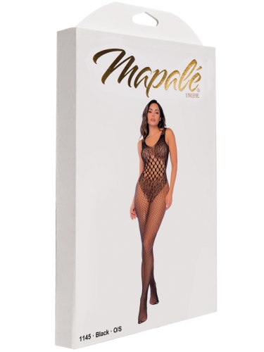 Síťovaný catsuit s leopardím vzorem Mapalé
