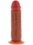 Realistický vibrátor s přísavkou Foreskin Dong 19 cm