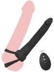 Vibrační připínací penis pro muže Double Trouble