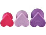 Sada análních kolíků Heart Plug Set, 3 ks