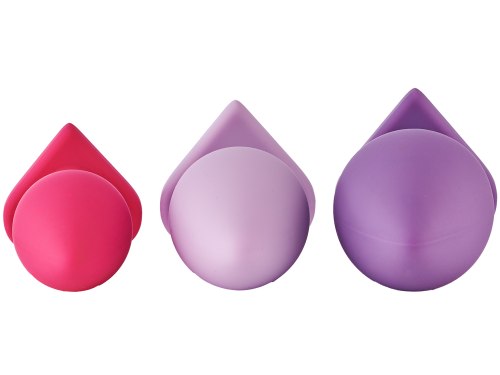 Sada análních kolíků Heart Plug Set, 3 ks