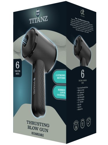 Přirážecí a vibrační masturbátor Thrusting Blow Gun