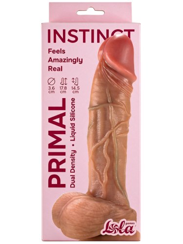Realistické dildo s přísavkou Primal